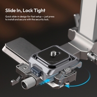 Ulanzi C061 Uka Quick Release Kit For DJI RS 2, RS 3, RS 3 pro,RS 4, RS 4 pro, RS 4 mini Compatible with Uka F38 QR Plates