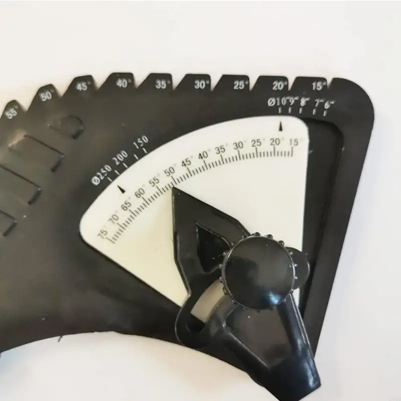 Professional Guage Easy Gauge 15-75° Sharpening Aid SharpeningBlade ter-cooled Mill Plastic Easy Gauge