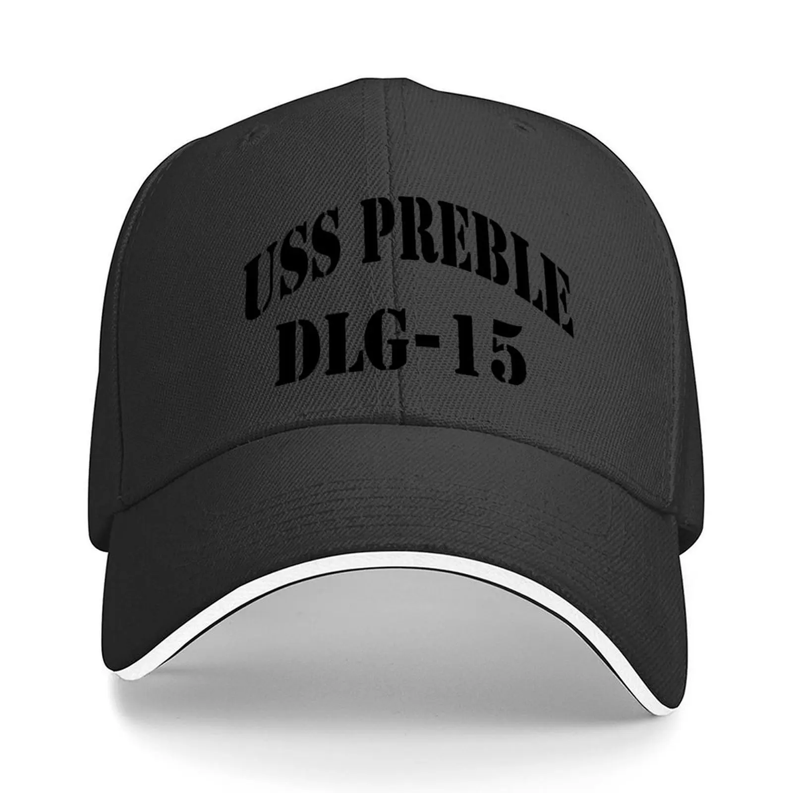 

USS PREBLE (DLG-15) SHIP'S STORE Baseball Cap Sun Cap hard hat fun hats Golf Hat Man Sun Hats For Women Men's