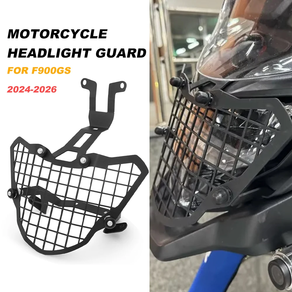 

For BMW F900GS 2024 2025 2026 New Motorcycle Headlight Lampshade Protective Bracket Headlight Guard Protector Grille Grill Cover