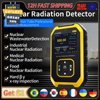 FNIRSI GC-01 Geiger Counter Nuclear Radiation Detector Personal Dosimeter X-ray γ-ray β-ray Radioactivity Tester Marble Detector