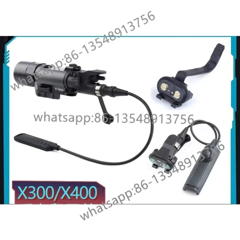 X300/X400 Bottom Mounted Flashlight, Mouse Tail Cover, Battery Cover, Button Switch Accessories Factory Direct Sales