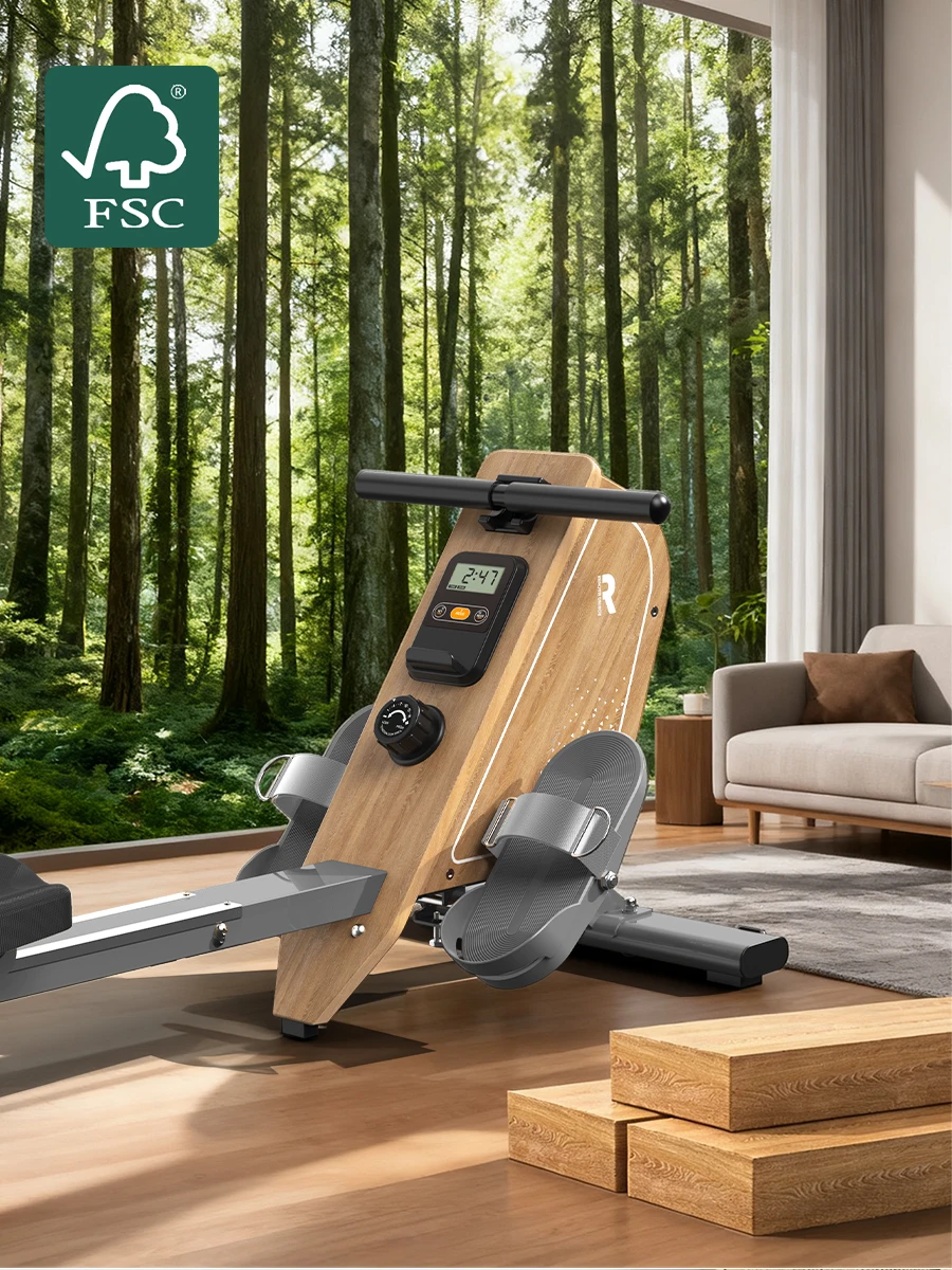 Heim-Rudergerät mit 16 Einstellbaren Magnetischen Widerstandsstufen, Bluetooth LCD-Display, 150KG Maximallast, Indoor-Fitness – Detail 4