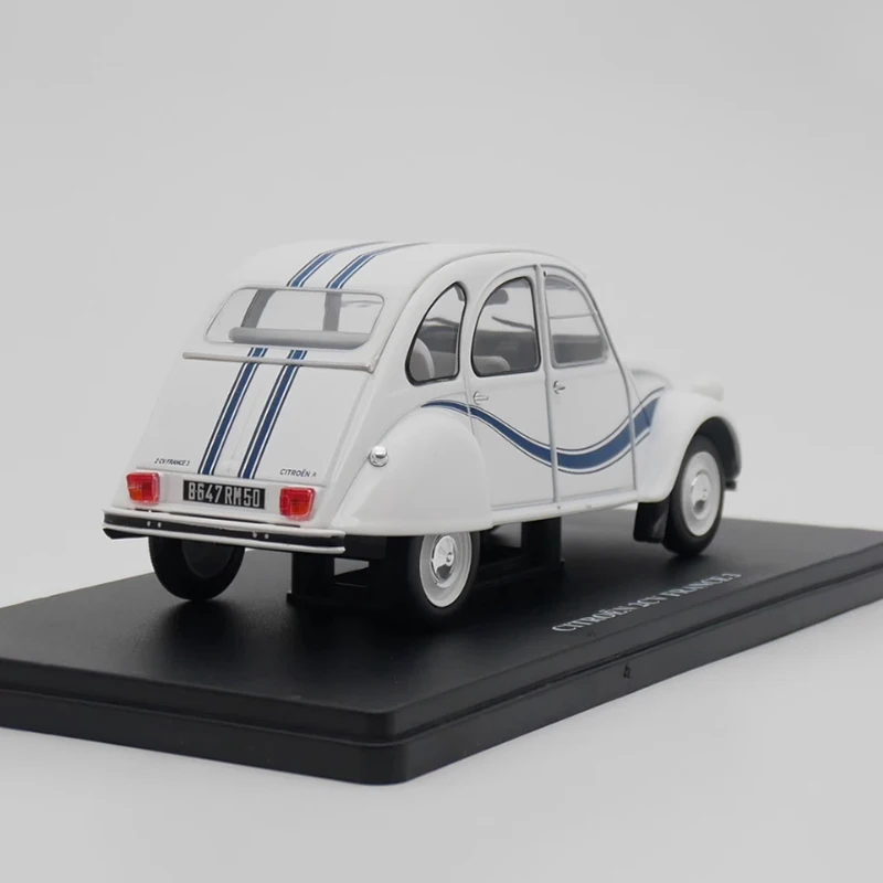 Diecast 1:24 Scale Citroen 2CV Alloy Classic Car Model Finished Product Static Model Simulation Toy Collection Gift Display