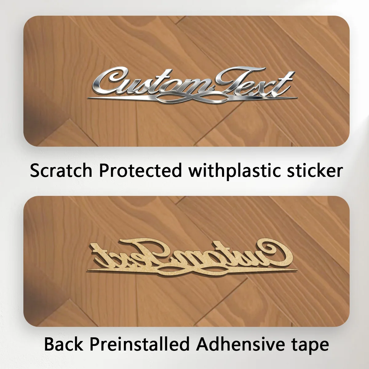 Classic Infinite Rings 3D Metal Car Trunk Auto body Racing Custom Letter Sticker Waterproof Logo Emblem Badge Decal Car Sticker