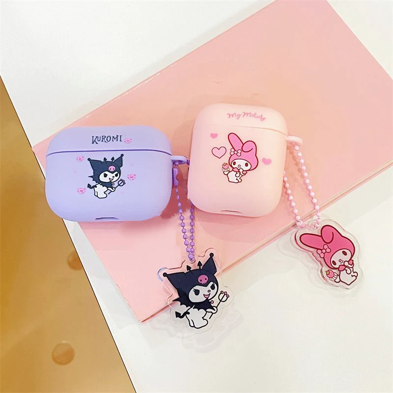 

Cute cartoon Sanrio Kuromi Melody earphone protective case Convenient to carry