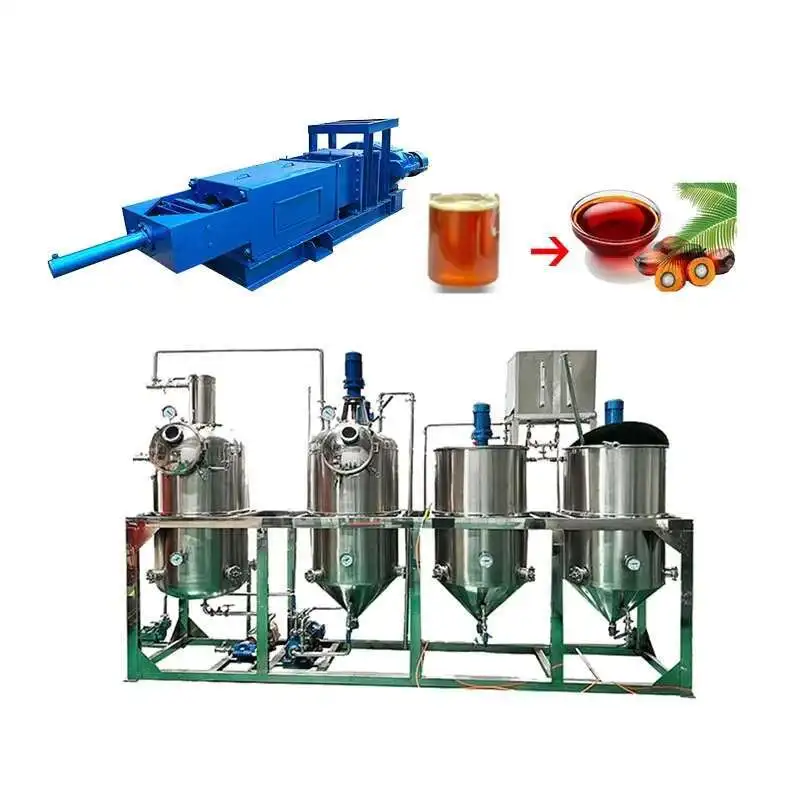 Customized Fully automatic refining equipment for oil plants,edible oil refining production line