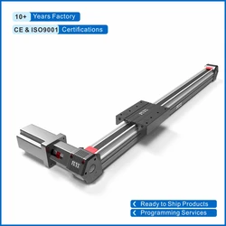 Heavy Load Double Track Rail Guide Belt Driven Linear Actuator