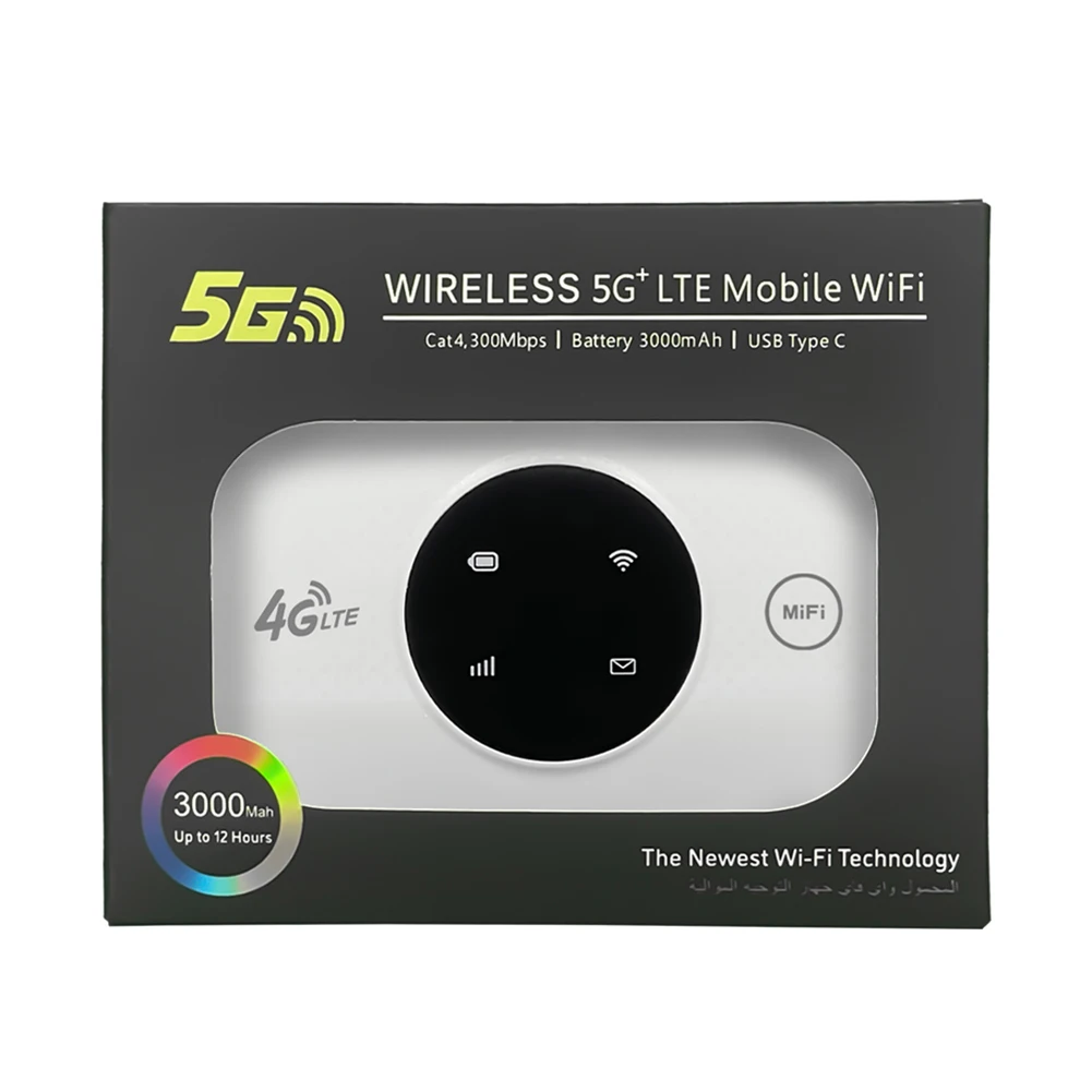 150mbps Wireless Wifi with Sim Card Slot 4G Mini LTE Router Travel WiFi Router 3000mah