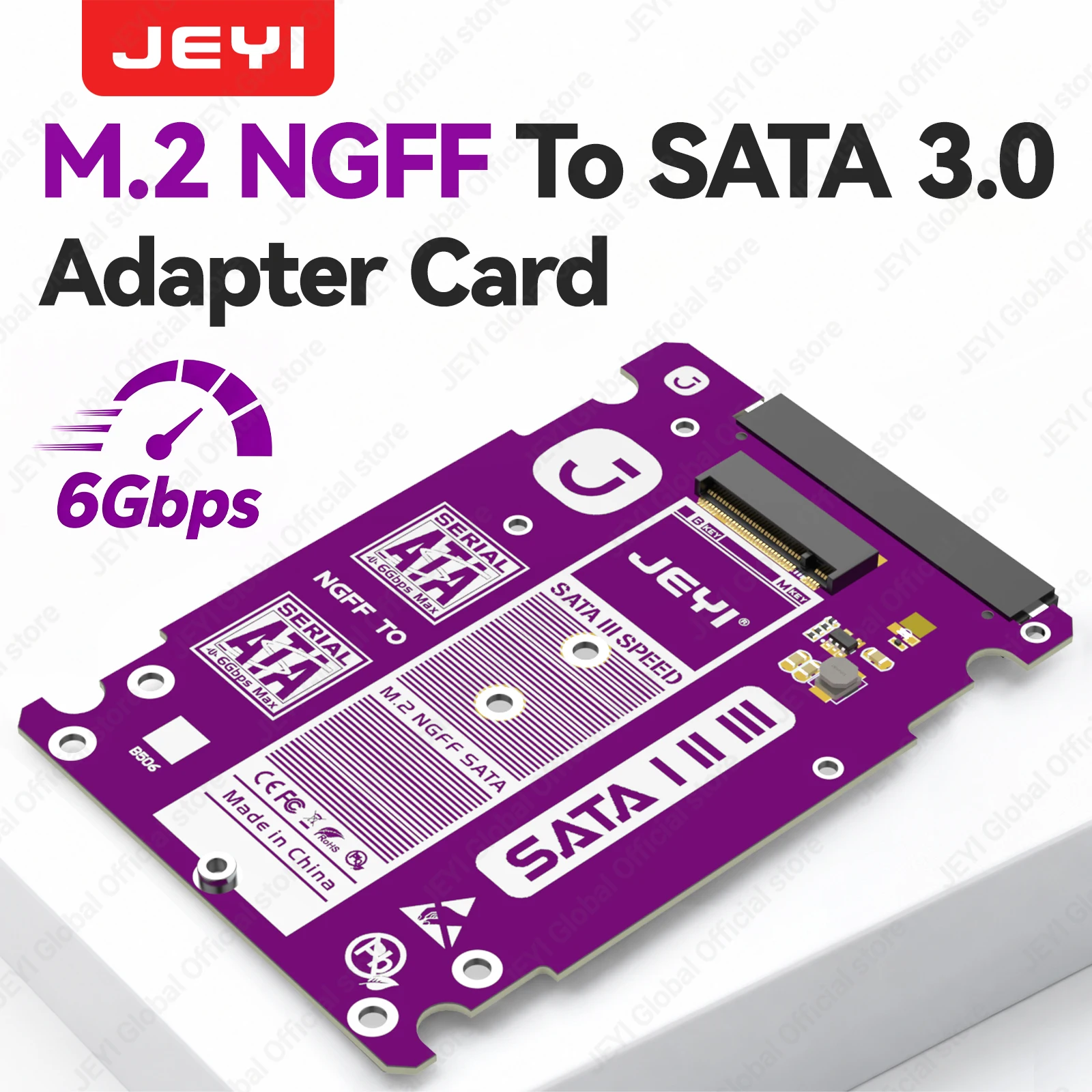 【¥1,053】JEYI M.2 NGFF - 2.5インチ SATA 3.0 変換アダプターカード-アリエク特価アラート