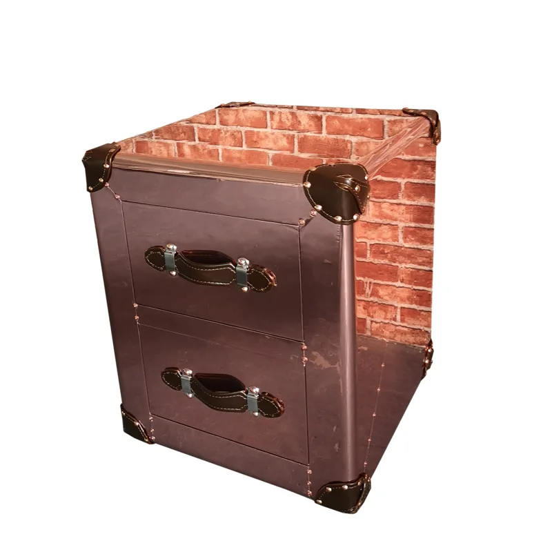 

Personalized aluminum leather rivets belong to the edge, industrial wind edge bar, coffee shop clothing store storage corner