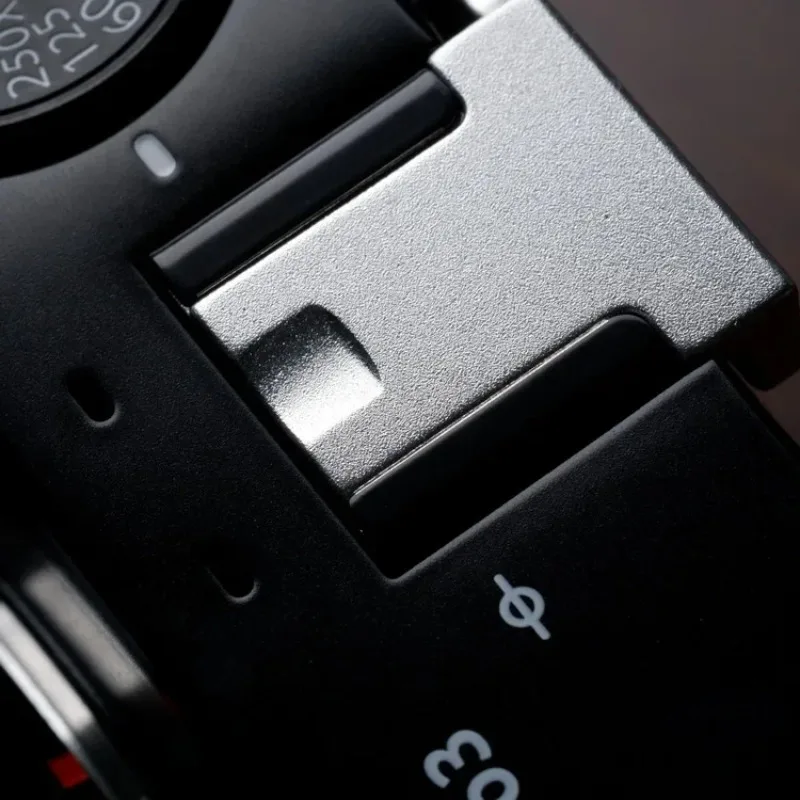 Metall-Handgriff mit Daumenauflage für Fujifilm Fuji X-Pro3 Xpro2 X-Pro Kamera, Handgriff mit Lederschutz – Detail 11