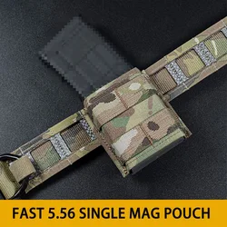 Bolsa táctica para cargador rápido, accesorio para cinturón de Airsoft para Rifle AR15 M4, 5,56