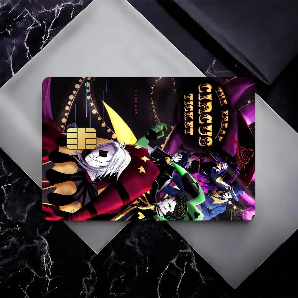 Game T-The Freak Circus Waterproof Skin Sticker Bank Bus Metro Access Card Protective Film Card Sticker Girl Gift