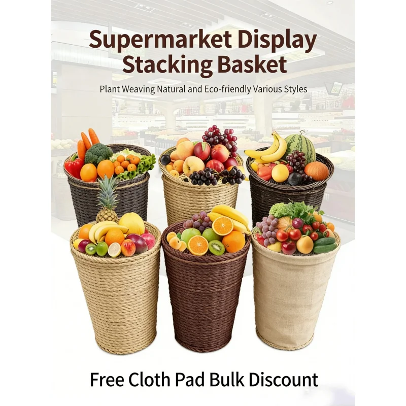custom.Plastic Rattan Woven Light Duty Pre-Assembled Display Rack Home Office Outdoor Use