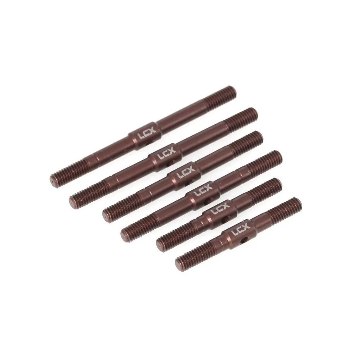 

LCX Racing 1/10 RC Truck с ЧПУ, комплект передних и задних звеньев из твердой стали для Traxxas Drag Slash 1967 C10, обновленные детали, аксессуары