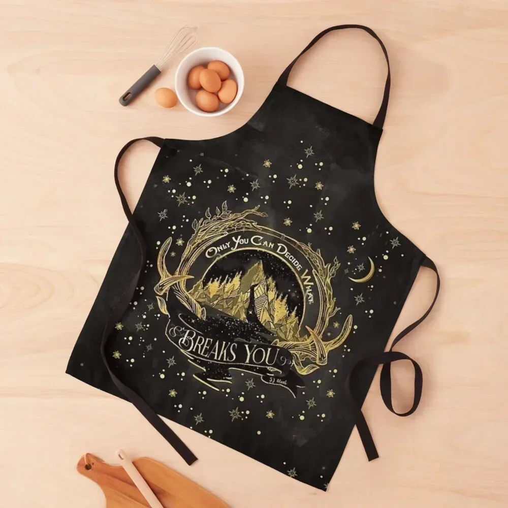 

Acotar Quotes Only You Decide What Breaks You Apron Chef Uniform Kitchens Men Chef Uniform For Men kitchen and home Apron