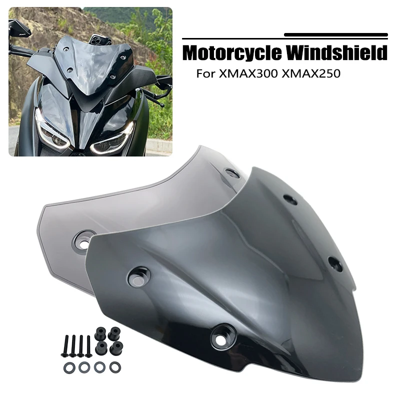 

For YAMAHA XMAX250 XMAX300 2017 2018 2019 2020 2021 2022 Windshield Viser Visor Deflector WindScreen