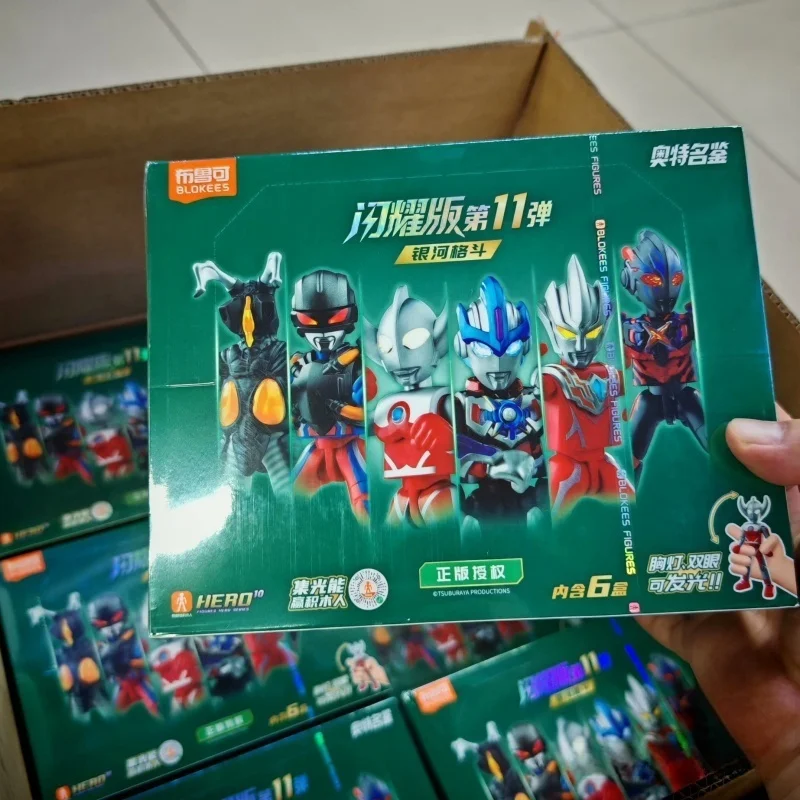 

Новые популярные Blokees Ultraman Sparkling 11th Star Edition The Link Of Light, собранная подвижная фигурка, детские рождественские игрушки, подарки