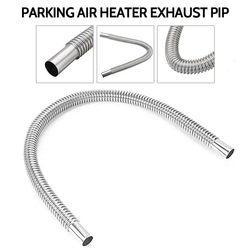 Heater Exhaust Pipe Stainless Generator Exhaust Muffler Automotive Accessories Suitable For Parking Air Heater Vent Hose