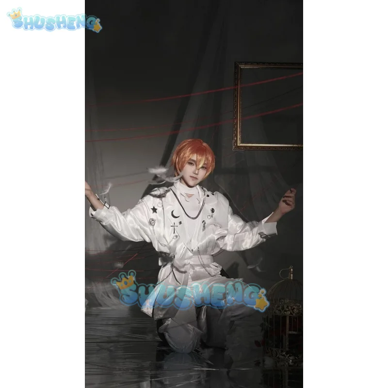 

PJSK Shinonome Akito Cosplay Project Sekai Colorful Stage Feat Costume Halloween Party Fashionable Handsome Uniform Set S-XXL