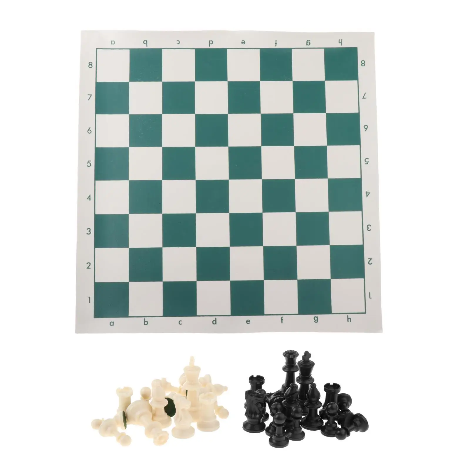Travel Portable Folding Chess Set Roll-up Cloth Chessboard Educational Board Game for Kids Adults Indoor Outdoor Events