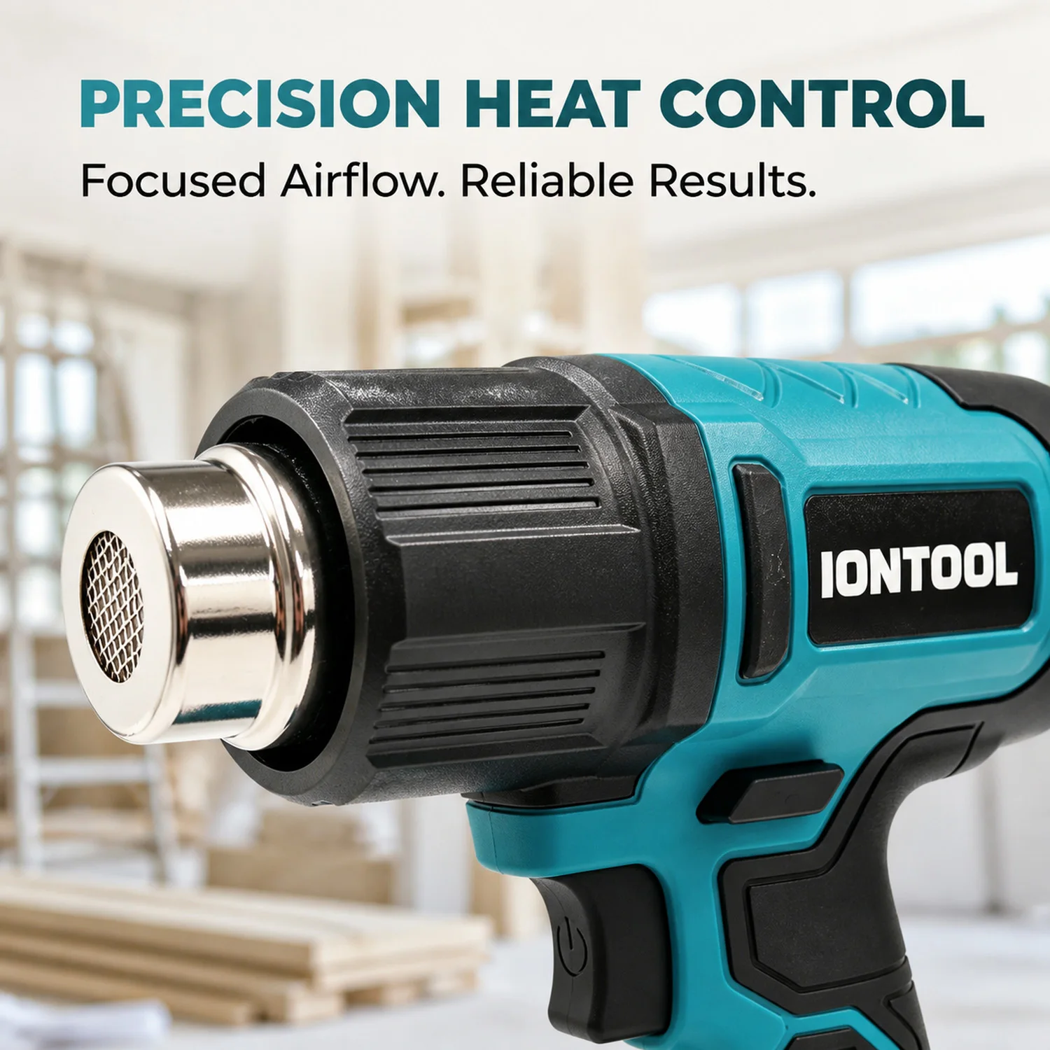 IONTOOL 550℃ Electric Tool Dual-Speed Heat Gun for Car Wrap Vinyl Film and Adhesive Removal Workshop Tool Only