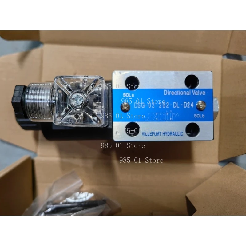 New Oil Research Hydraulic Electromagnetic Two-Way Directional Valve Single-Head Solenoid Oil Valve