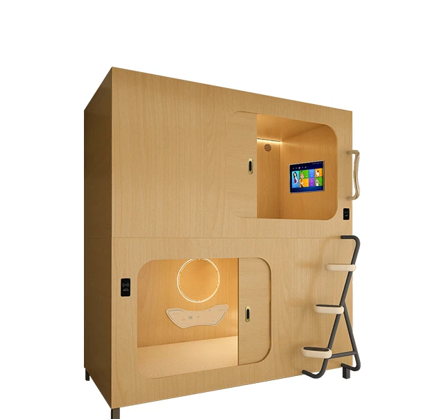 Environmental multilayer board wooden type Horizontal or vertical capsule bed