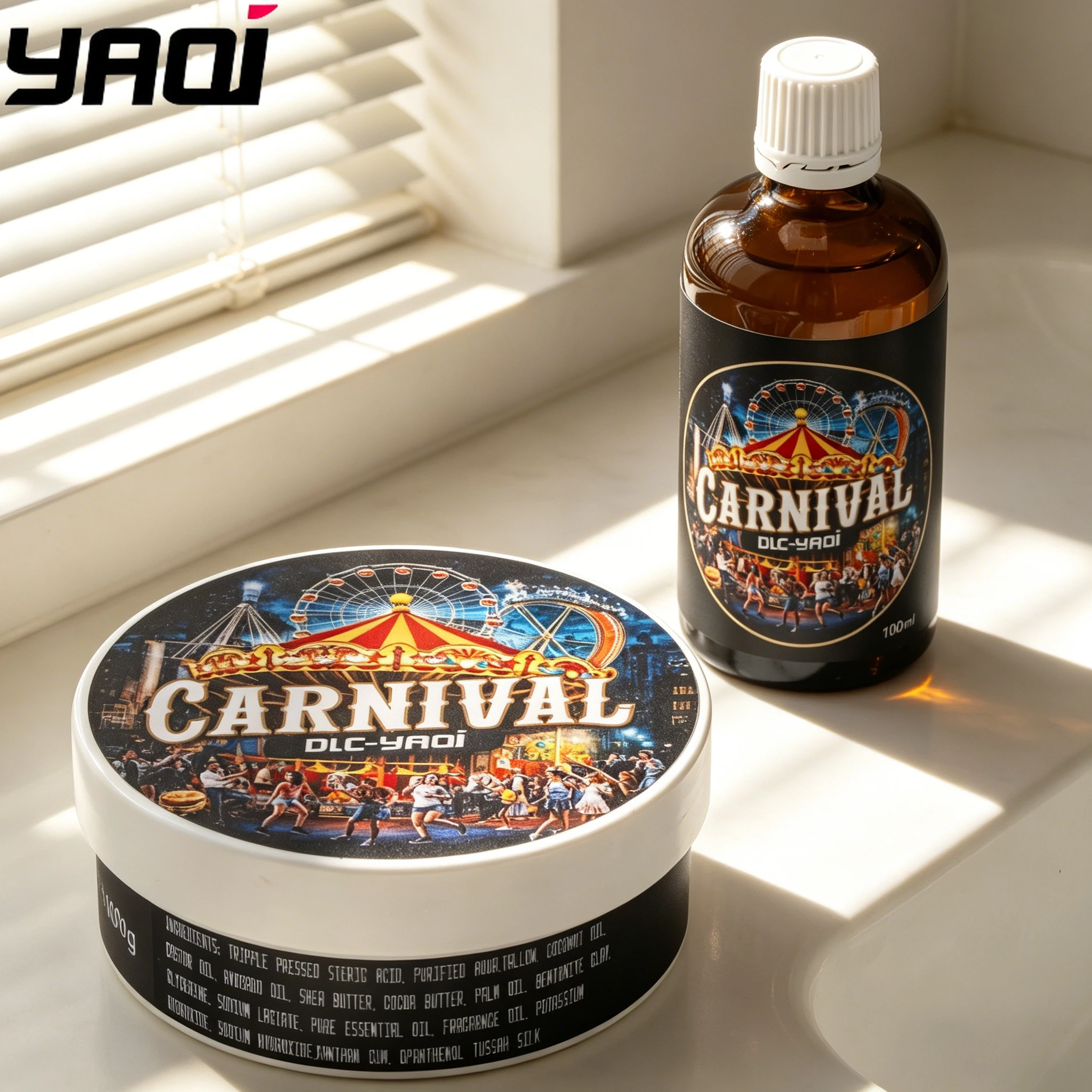kit-yaqi-carnival-2026-savon-a-raser-artisanal-170g-et-apres-rasage-sans-alcool-100ml-pour-hommes-offre-a-duree-limitee