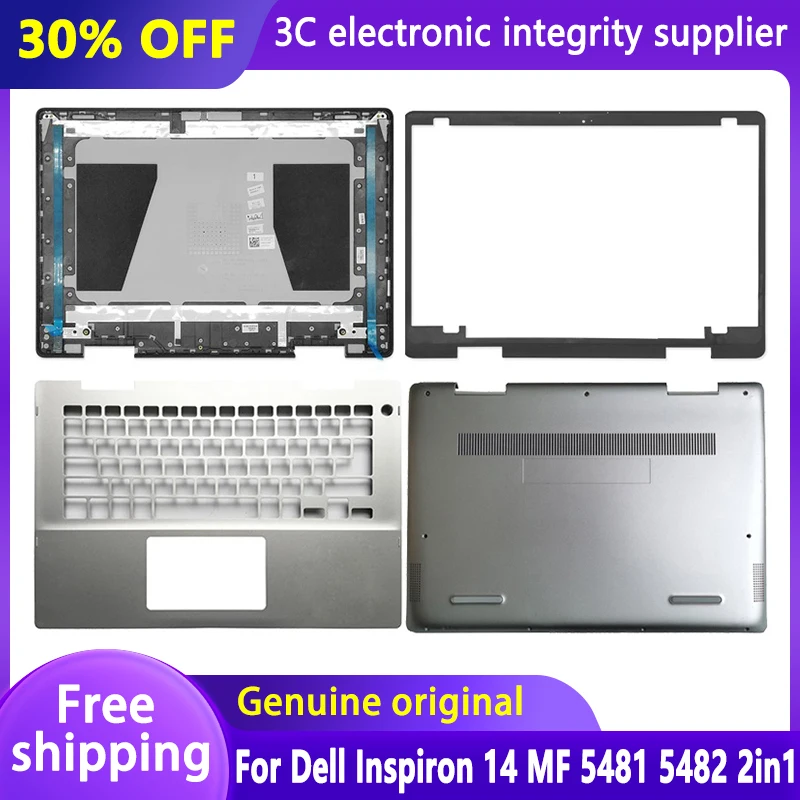 

NEW For Dell Inspiron 14 MF 5481 5482 2 in 1 Laptop LCD Back Cover Bezel Palmrest Bottom Case Top Housing 01K3JR 041KVJ 0637YH