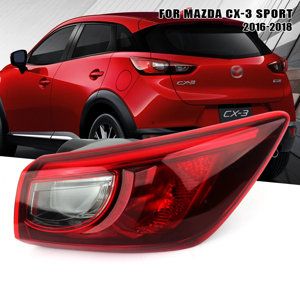 Left/Right Side Tail Lamp FOR Mazda Cx3 SPORT 2016 2017 2018 Rear Tail Light Brake Lamp with