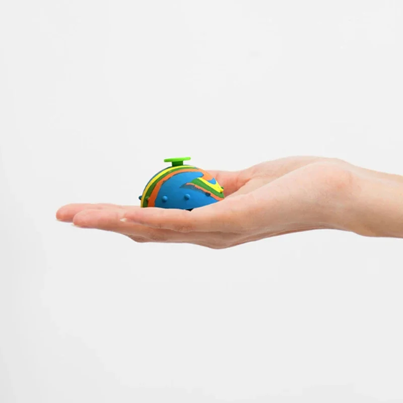 Children Toys Camouflage Bounce Rubber Popping Bowls Novelty Elastic Hip Hop Jumps Fidget Toys Outdoor Fun Sports Gifts for Kid