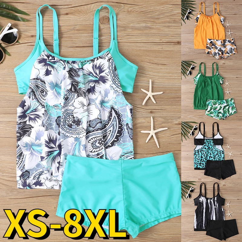 Beachwear Monokini Swimsuit Bathing Suit Sexy High Waist Summer New Design Printing Bikini Women Two Piece Tankini Swimwear