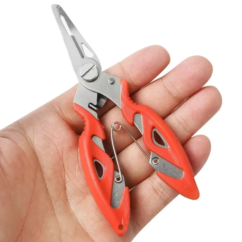 Angle Hook Remover Split Ring Opener tackle Control Fisherman Fish Plier fly Line Wire multi Tool lure bait Cutter Braid scissor image 5