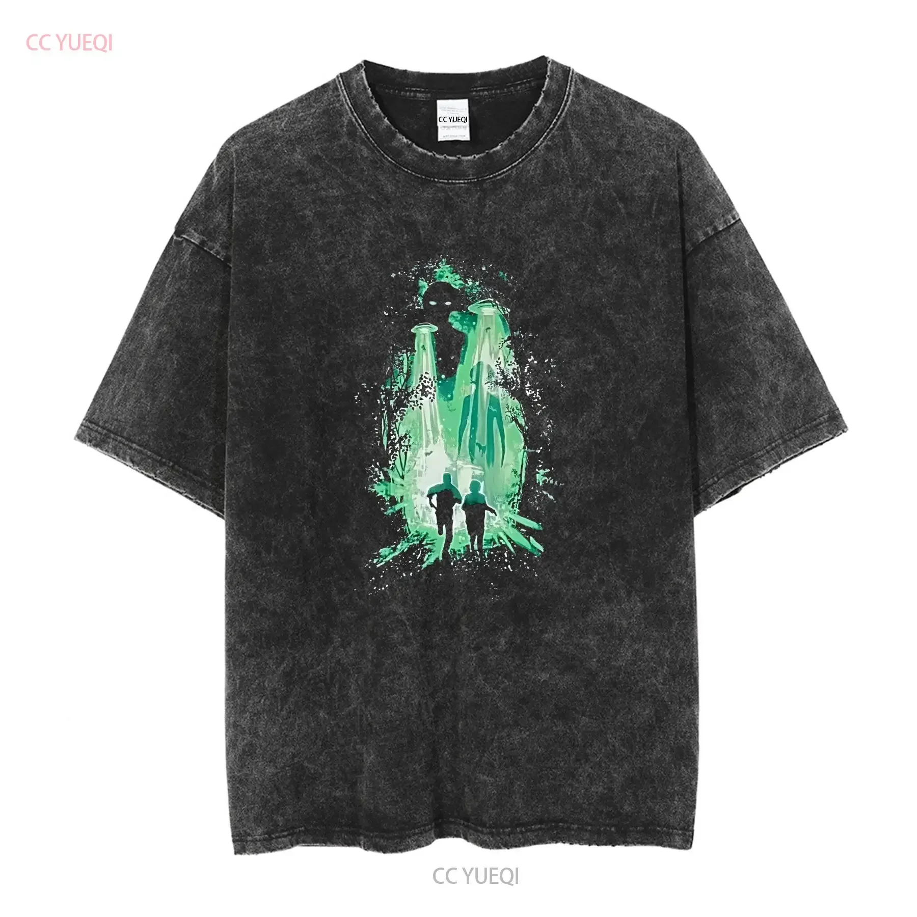 X FILES The Day Has Come NEW Black T Shirt Size XL Mulder Scully UFO Alien Image vintage Washed Top For Everyday Wear  vintage