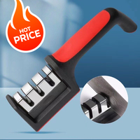 Quick Sharpener Manual Grindstone Ceramic Sharpening Stone Multifunctional Knife Scissors Grinder Dormitory Knife Sharpener