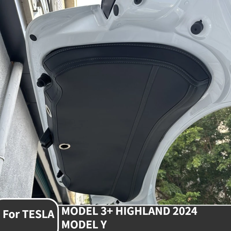 

For Tesla Model 3 Highland 2024 Model Y 2023 Boot Door Anti-kick Pad Protective Pad Automotive Interior Modification Accessories