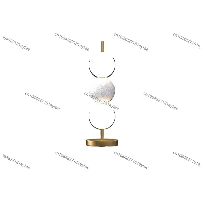 Swiss All Copper Floor Lamp Designer Artistic Gourd Acrylic Lampshade Vertical Light Living Room Sofa Side Corner Bedroom Parlor