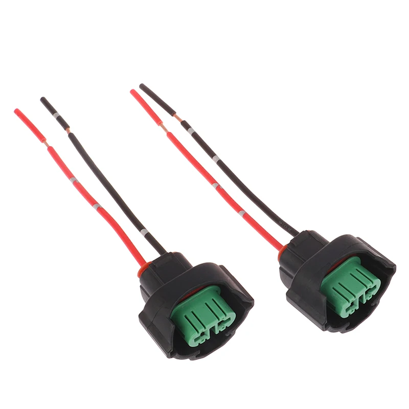 2Pcs H11 Female Connector Adapter Wiring Harness Socket Car Cable Plug Adapter for Foglight Head Light