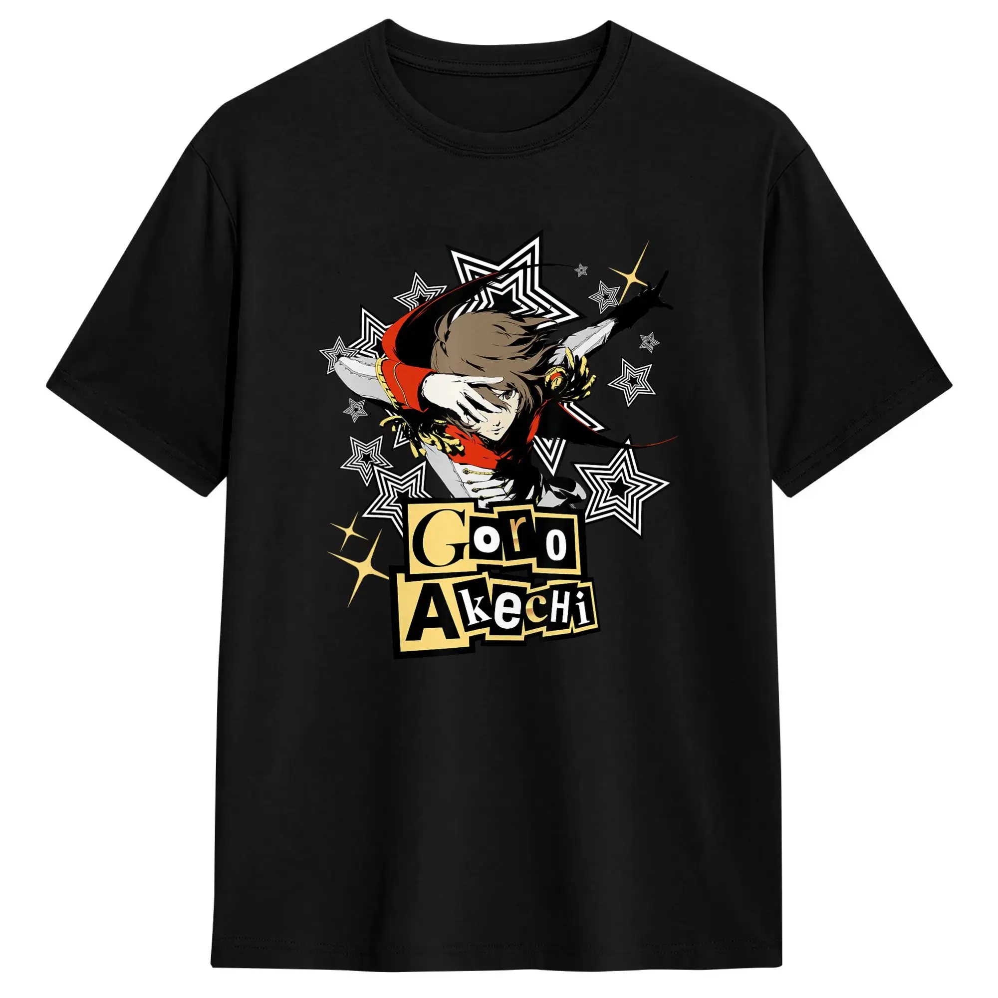 Oversized T Shirt Summer AP 5 Royal Goro Akechi Fashion T-Shirts  100% Cotton Tee Shirt for Adult Y2K Classic Plus Size Clothes