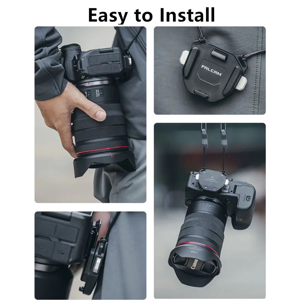 Falcam F38 Quick Release Shoulder Strap Base /Kit V2 Com-patible With F38 PD Fotopro PGY Quick Release Plate