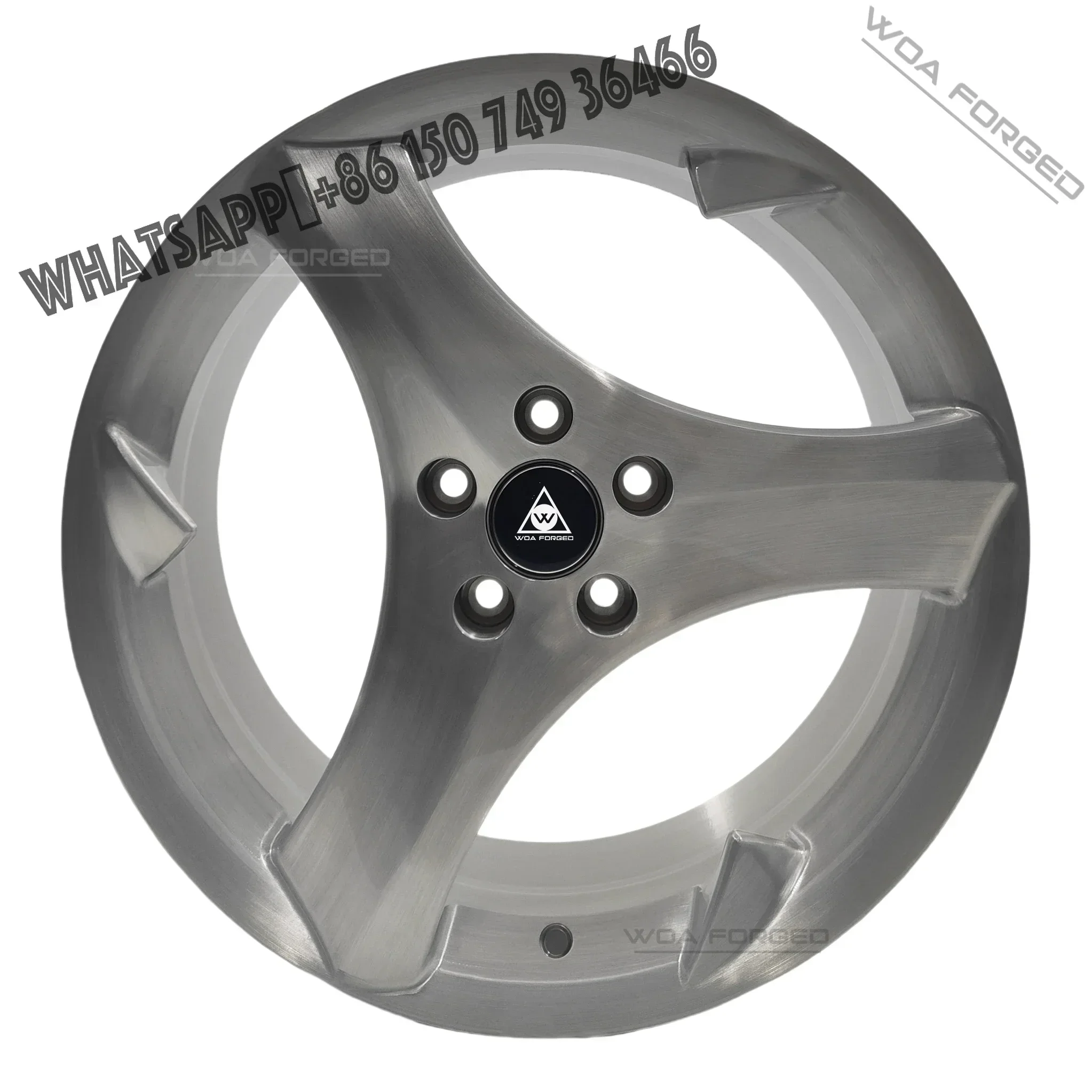 Llantas de coche de aleación forjadas deportivas personalizadas 6061-T6, estilo triangular de 3 radios para Jeep Bronco Mercedes Land Rover Porsche 911