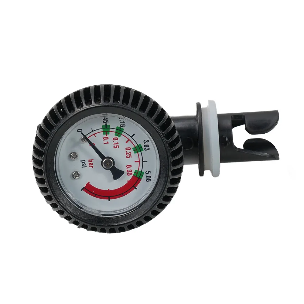 Air Pressure Gauge Psi-Barometer Pressure Gauge Thermometer Air Valve For Inflatable-Boat Kayak Waterproof Boats Accessories