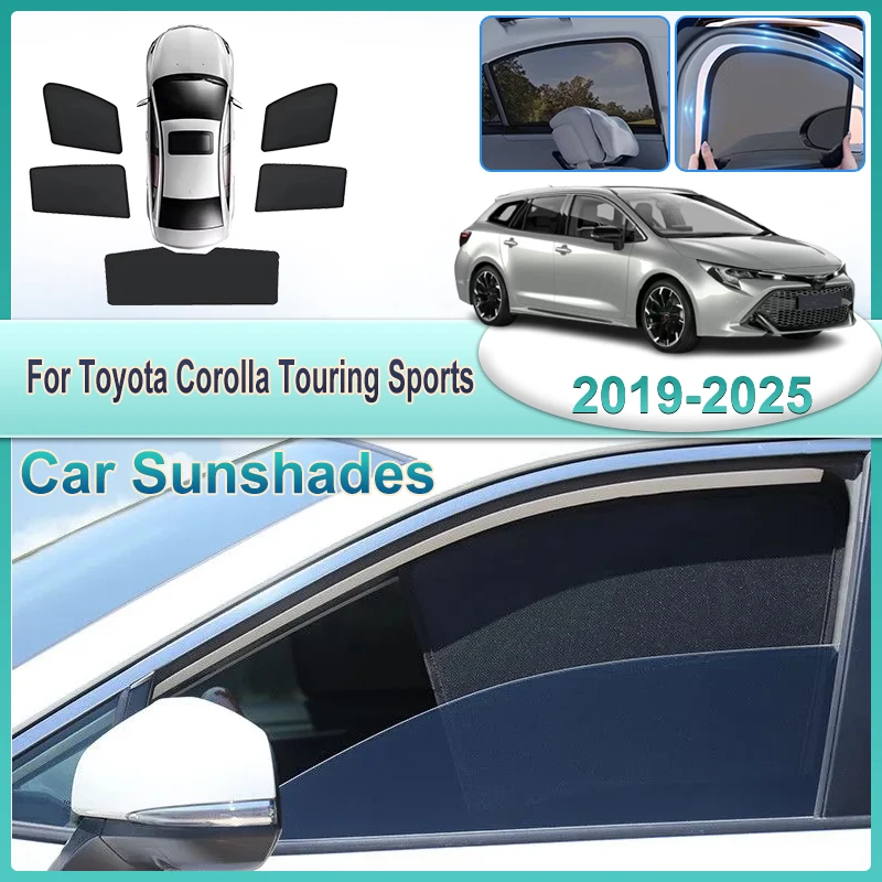 

Car Window Sunshade For Toyota Corolla Touring Sports Bodykit 2019-2025 Auto Magnetic Sunshade Window Shades Curtains Accessorie
