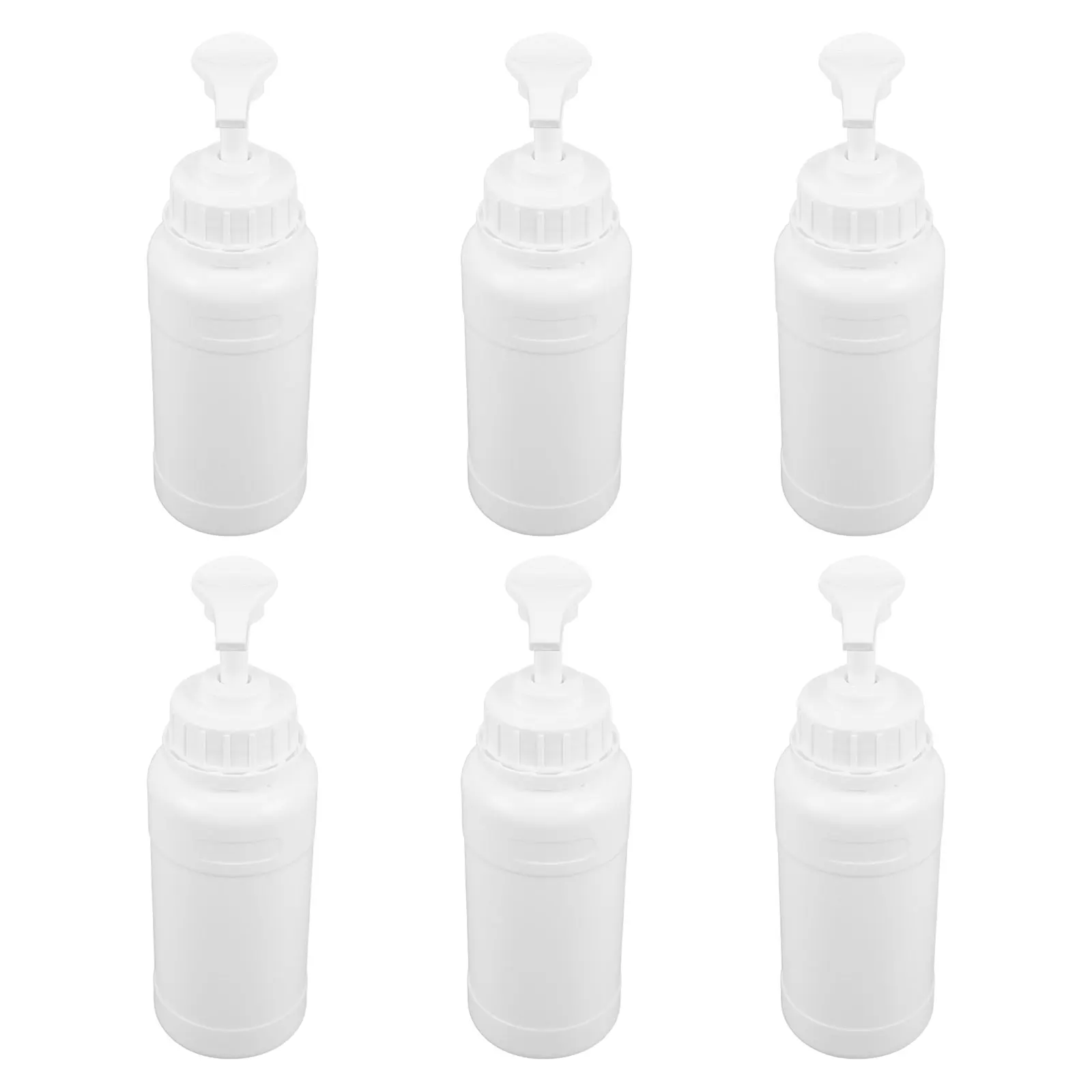 

6 Pcs Washing Bottle Travel Containers for Liquids Body Soap Dispenser Moisturizer Pump Shampoo Hdpe Empty Bottles with Lotion