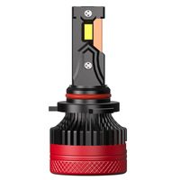 Dual copper tube automotive LED headlamp 75W high power 20,000lm non-destructive installation LED headlamp H4H7H8