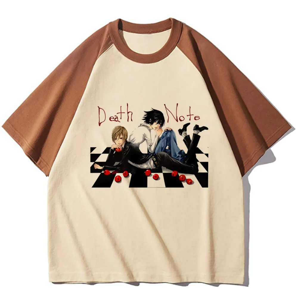 Death Note t-shirt girl baddie cutecore 80s cute t-shirt 80s graphic harajuku cheap