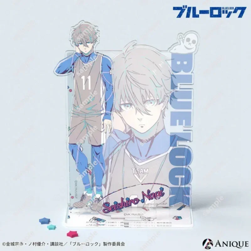 أنيمي كرة القدم الشكل الاكريليك تقف تأثيري Isagi Chigiri Bachira ناجي Karasu الكرتون الرسوم المتحركة السجن نموذج هدية لعبة #4