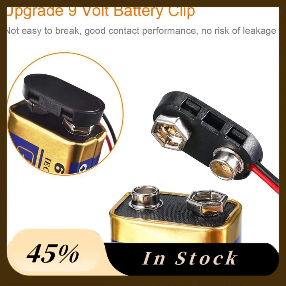 

Клеммы-адаптеры для батарей 9В, тип I, 150 мм, 100 шт.